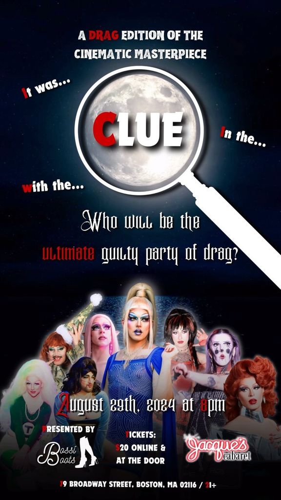 CLUE: A Drag Edition of the Cinematic Masterpiece