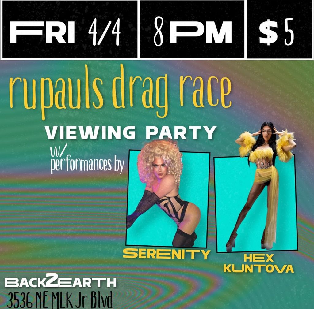 RuPaul’s drag race viewing party