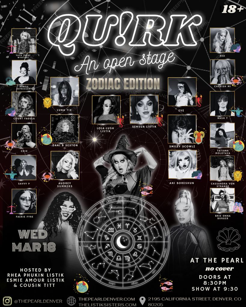 Quirk! An Open Stage (Zodiac Edition)