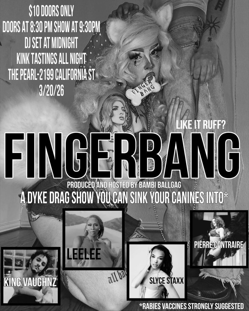 F!NGERB@NG - Sapphic Drag Event